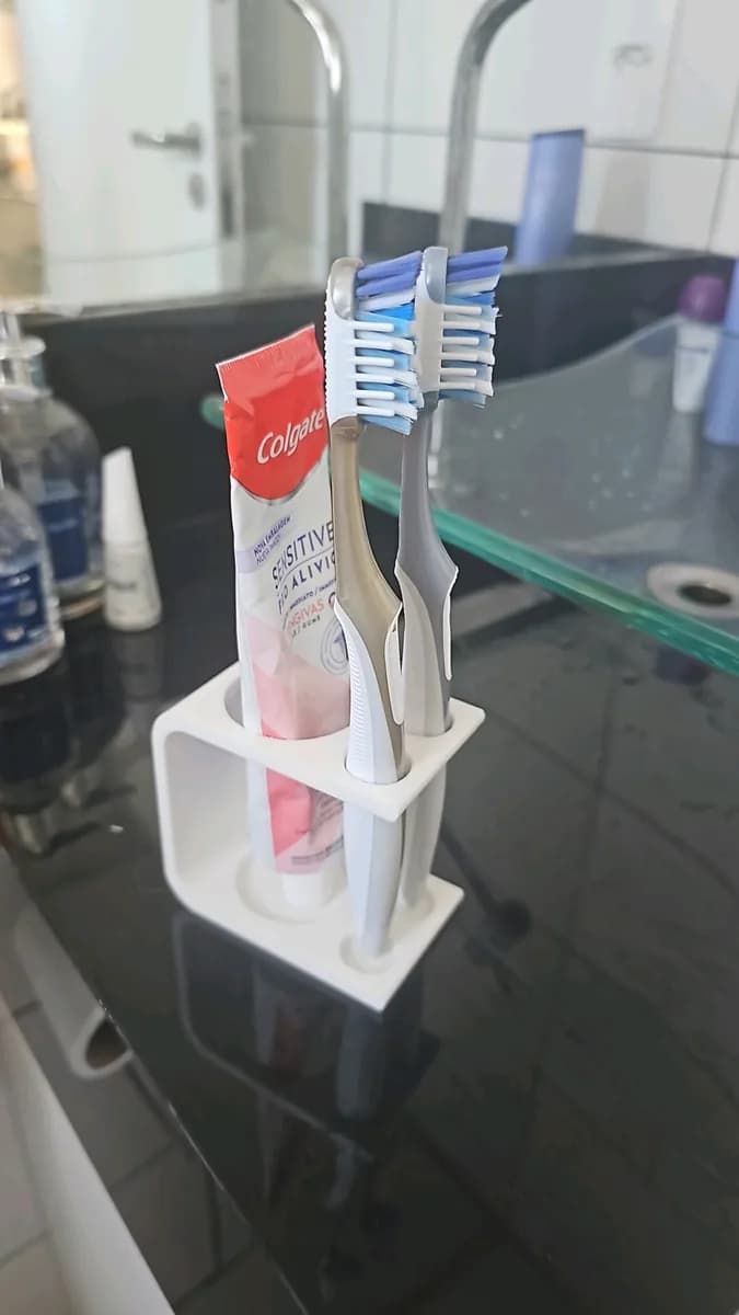 Hasil cetak Toothpaste and Toothbrush Holder oleh user_74816828