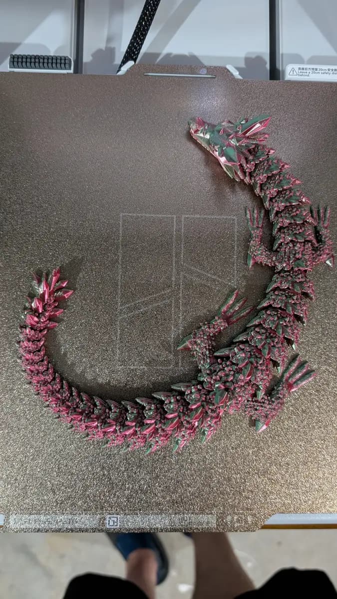 Hasil cetak Improved Crystal Dragon oleh user_3196568124