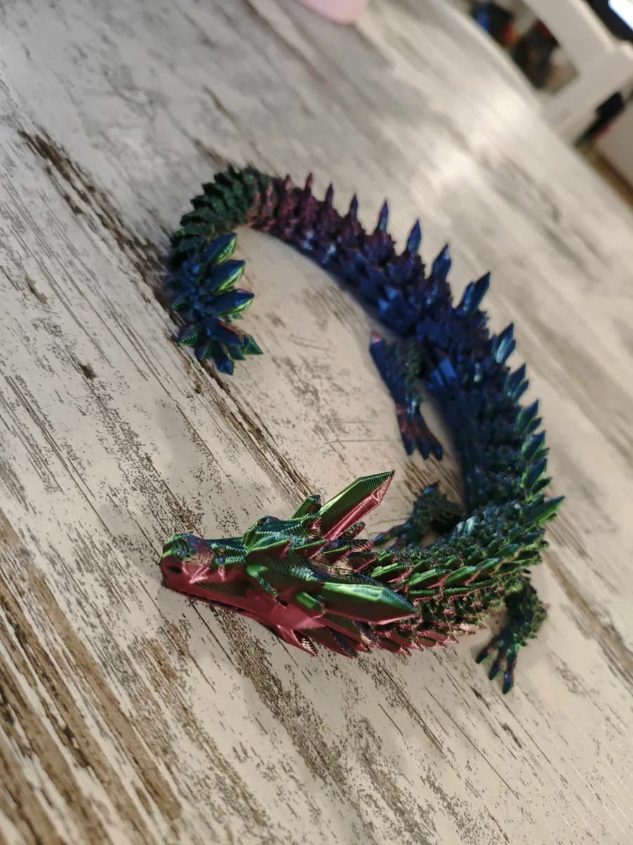 Hasil cetak Improved Crystal Dragon oleh Fulmine19