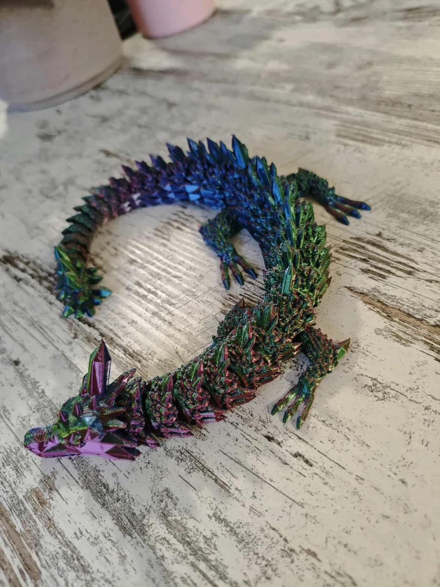Hasil cetak Improved Crystal Dragon oleh Fulmine19
