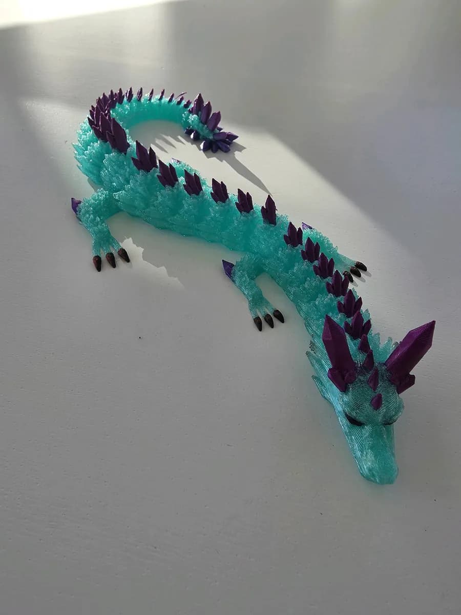 Hasil cetak Improved Crystal Dragon oleh user_2004222749
