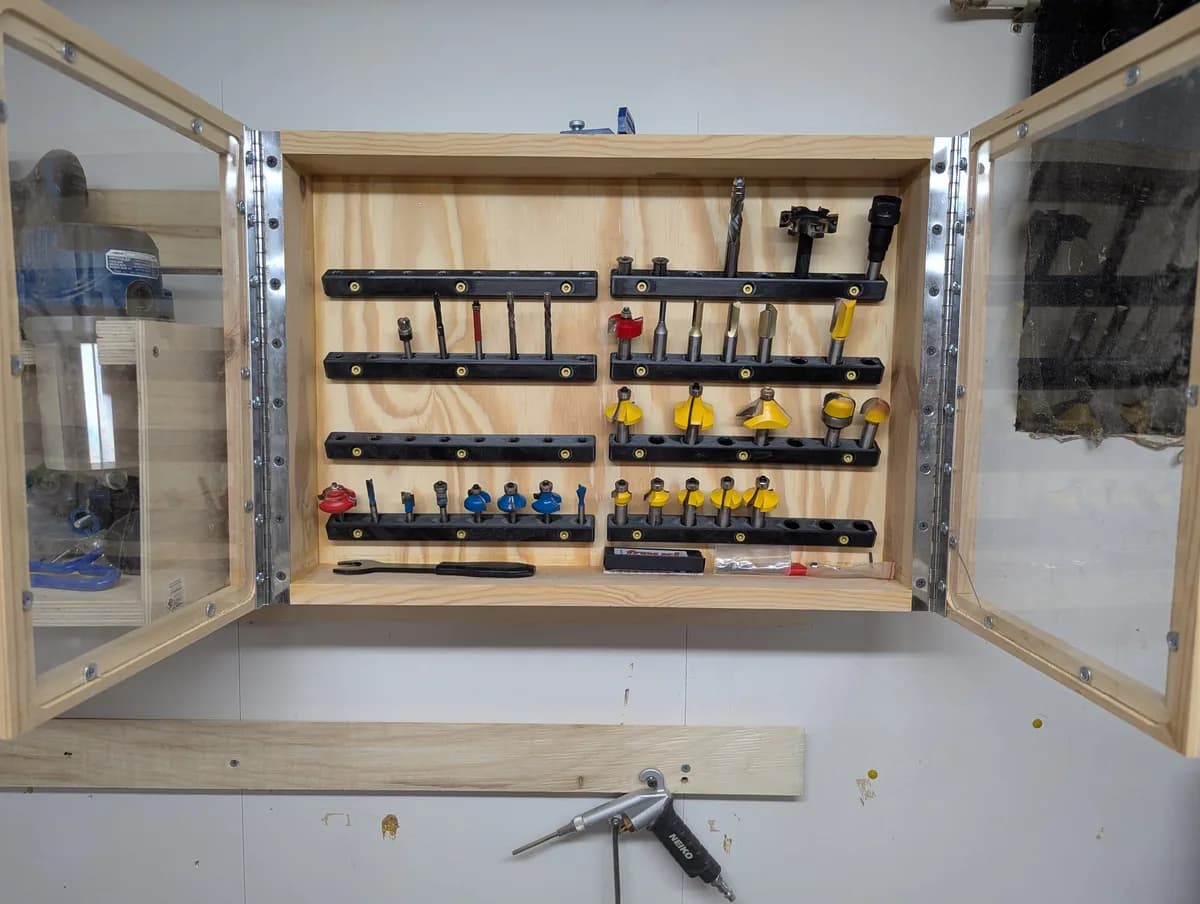 Hasil cetak Router Bit Holder - Wall Mounted oleh user_798320643