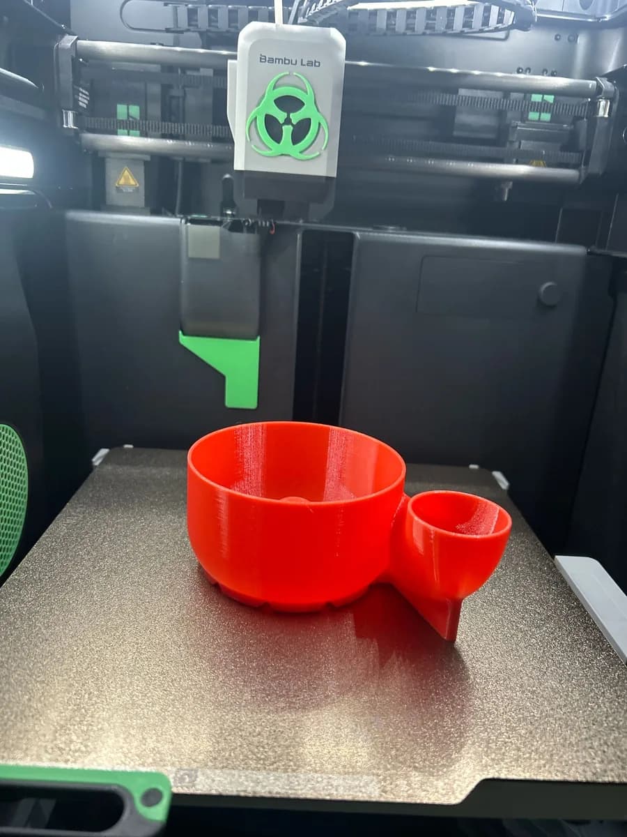 Hasil cetak Automatic vegetable and fruit washer- no supports and no assembly required (SMALL version) oleh SpiderGaming