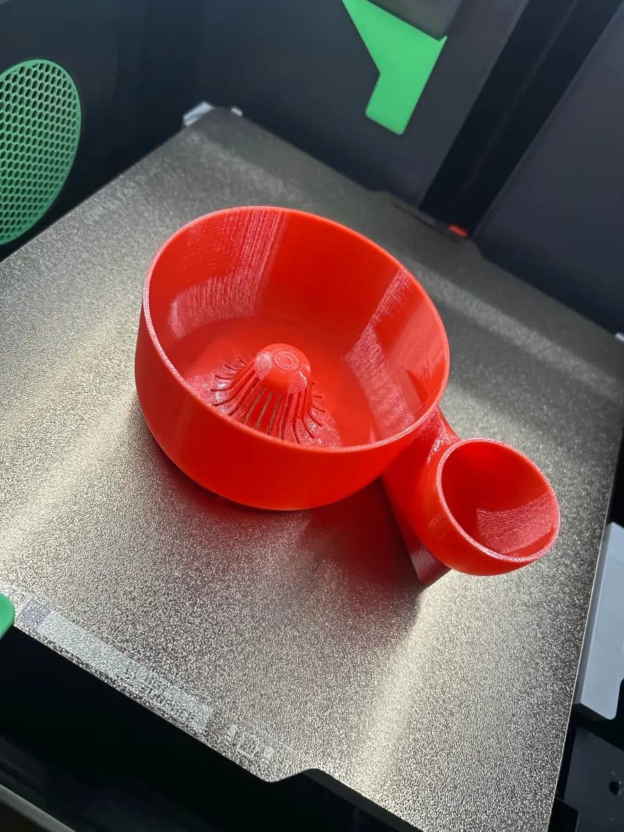 Hasil cetak Automatic vegetable and fruit washer- no supports and no assembly required (SMALL version) oleh SpiderGaming