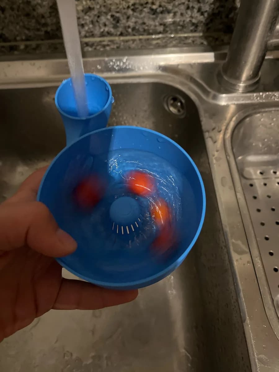 Hasil cetak Automatic vegetable and fruit washer- no supports and no assembly required (SMALL version) oleh orhan.prints