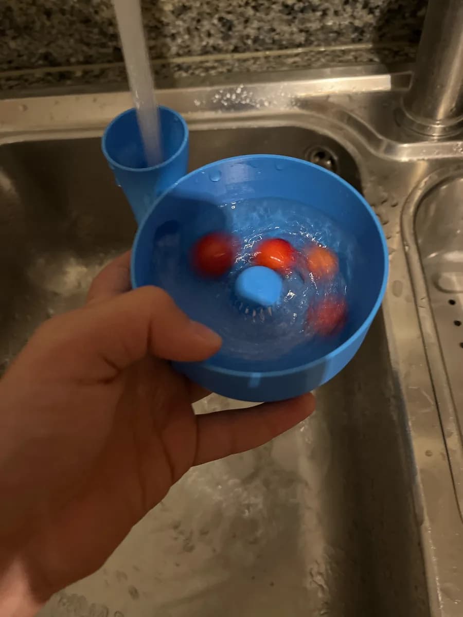 Hasil cetak Automatic vegetable and fruit washer- no supports and no assembly required (SMALL version) oleh orhan.prints