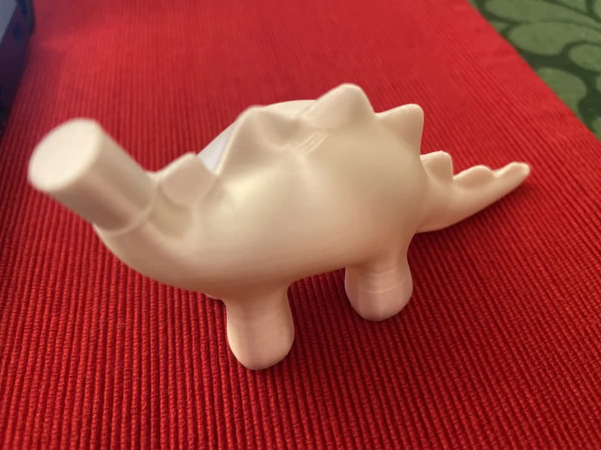 Hasil cetak Cute Stylized Dinosaur Toothbrush Holder oleh ikamonte