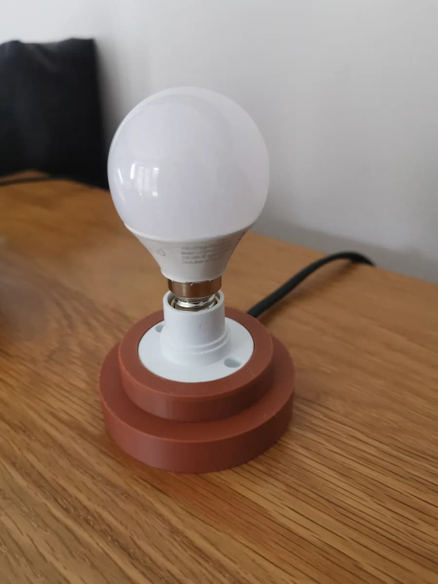 Hasil cetak Moon Globe for LED Lamp 001 oleh denjacengineeri