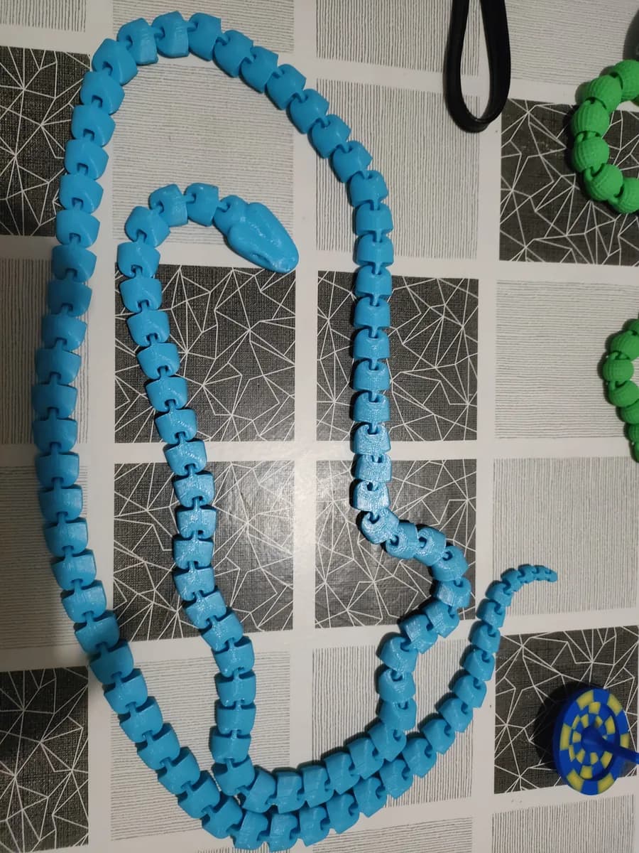 Hasil cetak longboi articulated snake oleh Mangel248
