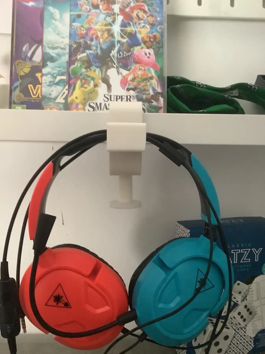 Hasil cetak Headphone side desk stand oleh user_1387019976
