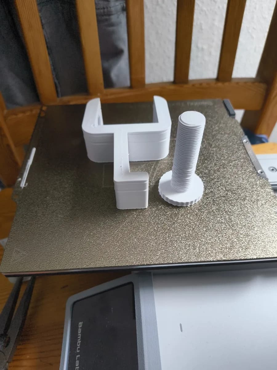 Hasil cetak Headphone side desk stand oleh Valoba