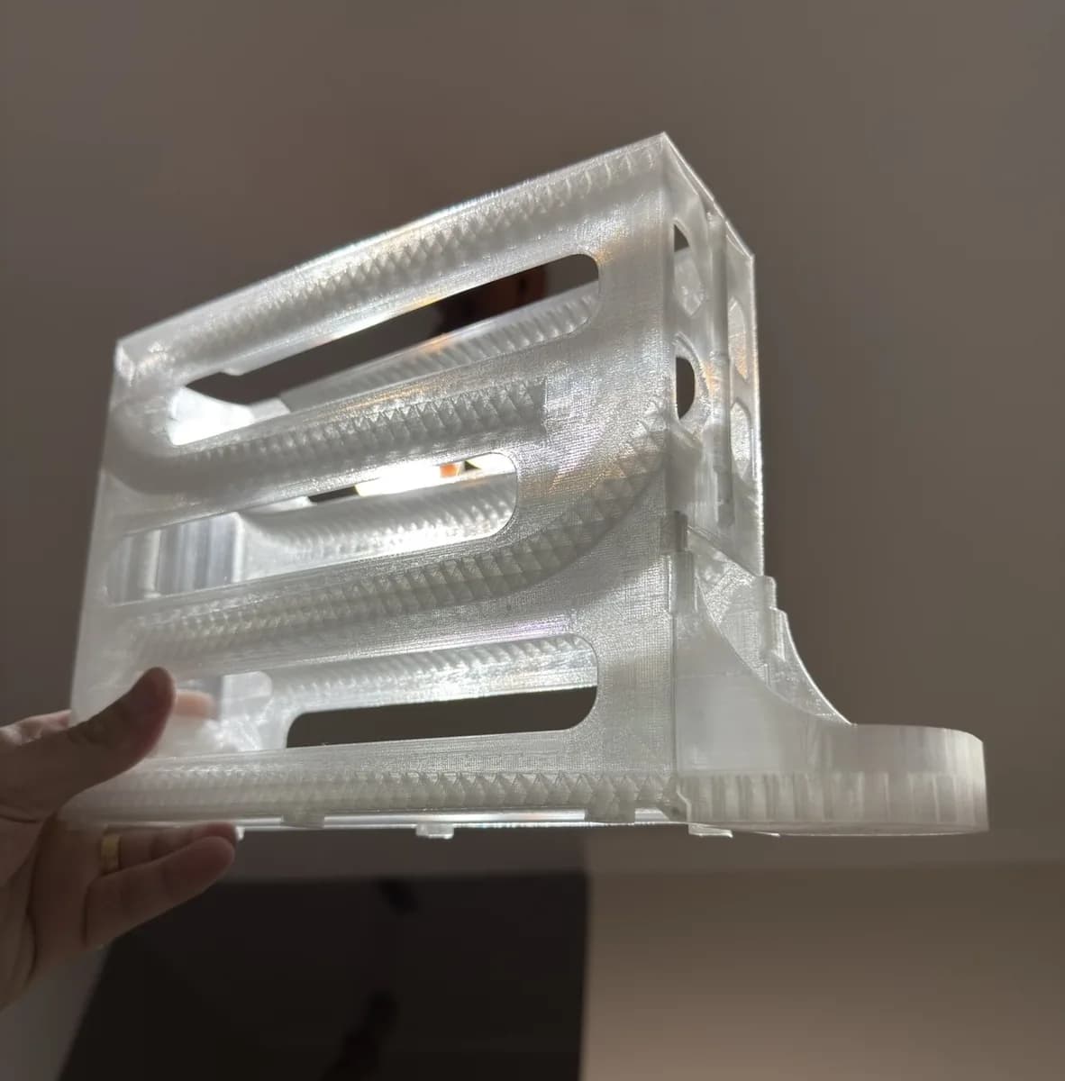 Hasil cetak Egg Storage and Dispenser P/X1 (no supports/hardware/adhesive) oleh rwmf