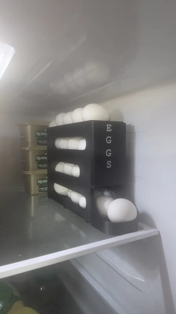 Hasil cetak Egg Storage and Dispenser P/X1 (no supports/hardware/adhesive) oleh TuckerT