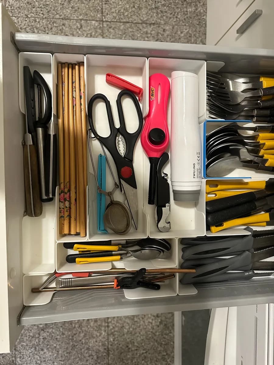 Hasil cetak Gridfinity Kitchen Drawer (Parametric) oleh bheret