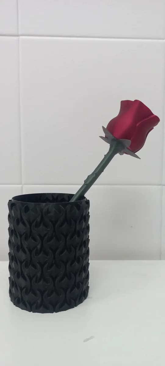 Hasil cetak Beautiful Rose w Stem - International Woman’s Day oleh jt3dprinting